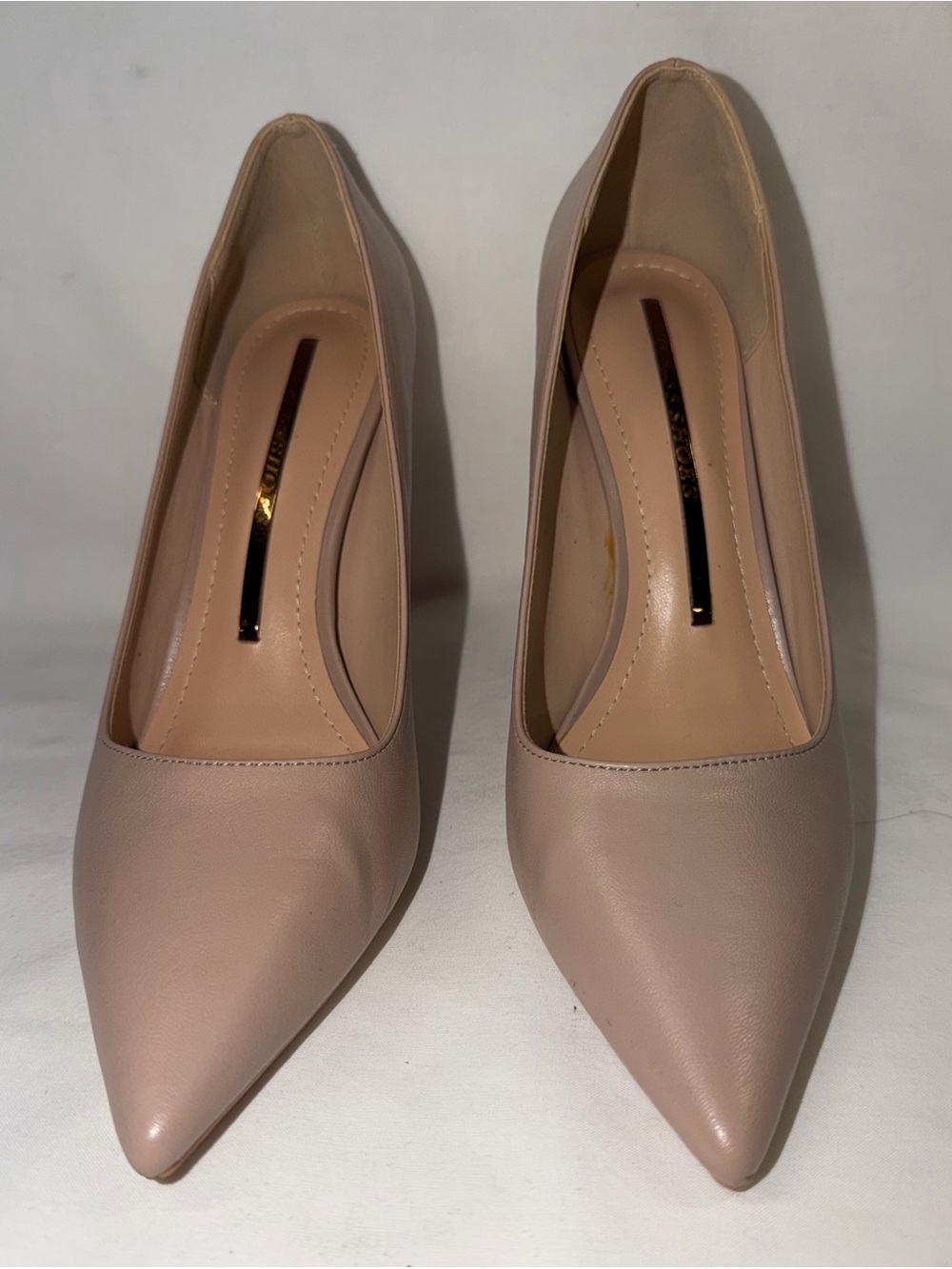 Women's Pointed-Toe Nude Heels